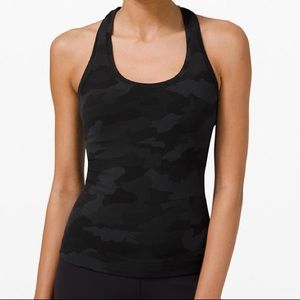 Lululemon Black Camo Cool Racerback Nulu Tank Top